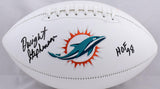 Dwight Stephenson Autographed Miami Dolphins Logo Football w/HOF- Prova *Black Image 1