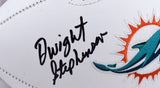 Dwight Stephenson Autographed Miami Dolphins Logo Football w/HOF- Prova *Black Image 3