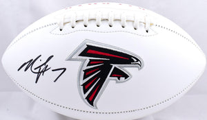 Michael Vick Autographed Atlanta Falcons Logo Football - Beckett W Hologram *Black Image 1