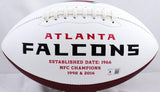 Michael Vick Autographed Atlanta Falcons Logo Football - Beckett W Hologram *Black Image 3