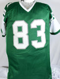 Vince Papale Autographed Green Pro Style Jersey w/ Rocky- Beckett W Hologram *Black Image 3