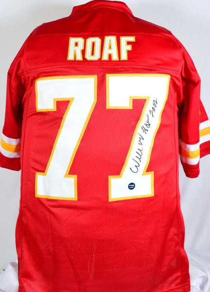 Willie Roaf Autographed/Signed Pro Style Red XL Jersey HOF BAS – Denver  Autographs