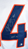 Champ Bailey Autographed White Pro Style Jersey w/HOF- Beckett W Hologram *Silver Image 2