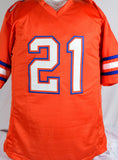 Fred Taylor Autographed Orange College Style Jersey- Beckett W Hologram *Black Image 3