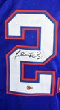 Fred Taylor Autographed Blue College Style Jersey- Beckett W Hologram *Black Image 2