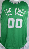 Robert Parish Autographed Green Pro Style Basketball Jersey w/The Chief-Beckett W Hologram *Black Image 3