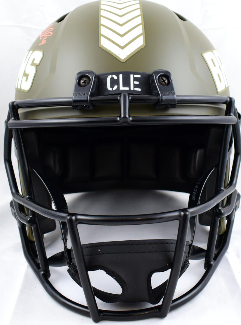 Cleveland Browns Riddell Salute to Service SpeedFlex Football Helmet