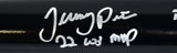 Jeremy Pena Autographed Black Rawlings Pro Baseball Bat w/ WS MVP - MLB Hologram *Silver Image 2
