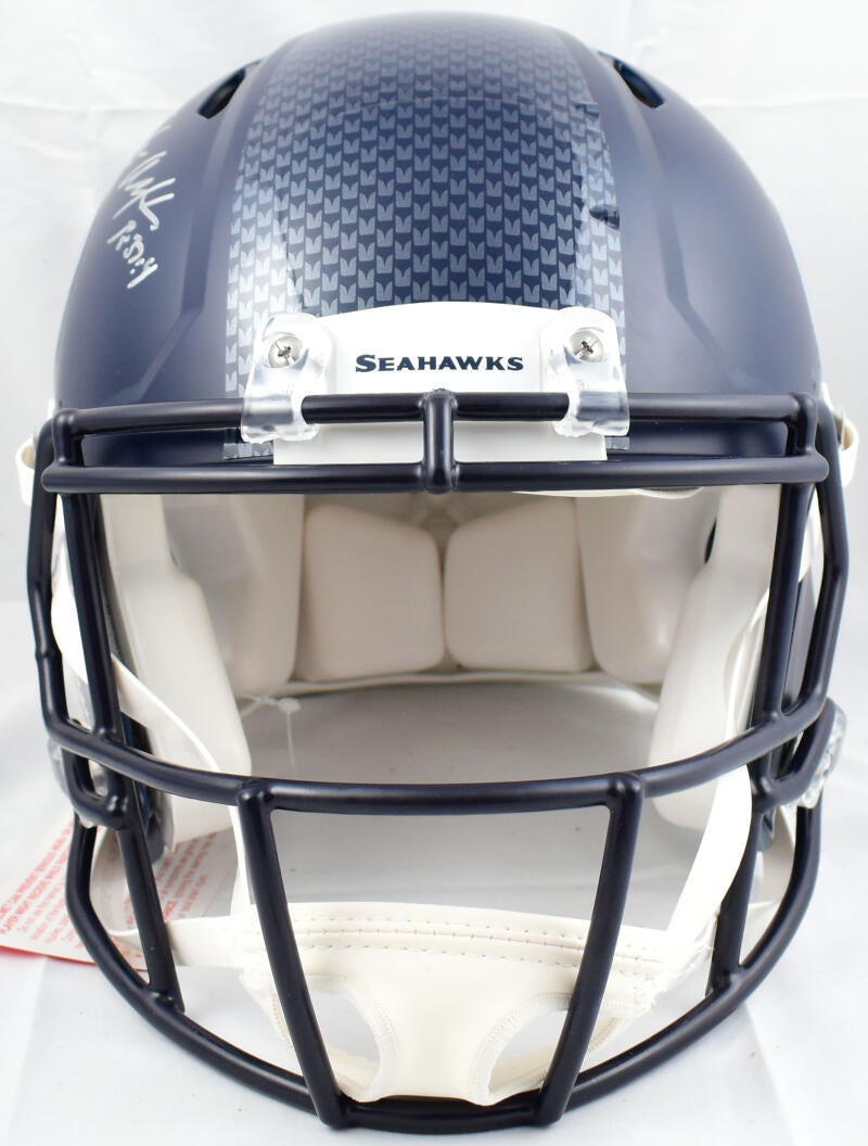 Shaun Alexander Seattle Seahawks Autographed Riddell Lunar