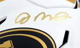 Joe Montana Autographed San Francisco 49ers F/S Lunar Speed Flex Helmet- Fanatics *Gold Image 2