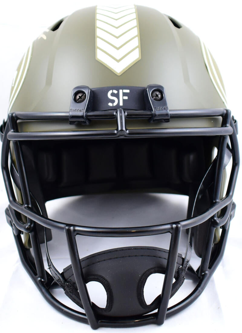 San Francisco 49ers Helmet Riddell Replica Mini Speed Style Salute