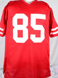 George Kittle Autographed Red Pro Style Jersey w/Peoples TE - Beckett W Hologram *Black Image 3