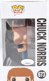 Chuck Norris Autographed Funko Pop Figurine #673 - JSA W *White Image 3
