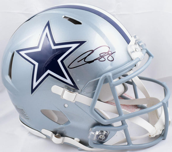 CeeDee Lamb Autographed Dallas Cowboys F/S Speed Authentic Helmet - Fanatics *Black Image 1