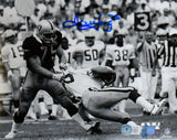Howie Long Autographed Raiders 8x10 B/W Photo - Beckett W Hologram *Blue Image 1