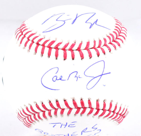 Cal Ripken Jr Billy Ripken Autographed Rawlings OML Baseball - Fanatics Beckett W Hologram *Blue Image 1
