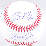 Cal Ripken Jr Billy Ripken Autographed Rawlings OML Baseball - Fanatics Beckett W Hologram *Blue Image 2