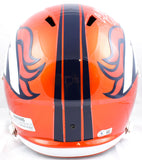 Champ Bailey Autographed Denver Broncos F/S Flash Speed Helmet- Beckett W Hologram *White Image 3