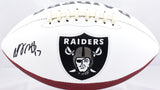 Davante Adams Autographed Las Vegas Raiders Logo Football - Beckett W Hologram *Black Image 1