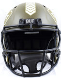 Stefon Diggs Autographed Buffalo Bills F/S Salute to Service Speed Helmet-Beckett W Hologram *Gold Image 4
