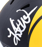 Kurt Warner Autographed Rams Eclipse Speed Mini Helmet- Beckett W  Hologram *Silver Image 2