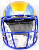 Kurt Warner Autographed Rams F/S Flash Speed Helmet-Beckett W Hologram *Yellow Image 4