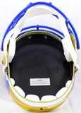 Kurt Warner Autographed Rams F/S Flash Speed Helmet-Beckett W Hologram *Yellow Image 5