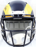 Eric Dickerson Autographed F/S Rams 81-99 Speed Helmet With HOF- Beckett W Hologram *Black Image 4