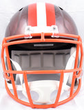 Ozzie Newsome Autographed Browns F/S Flash Speed Helmet w/HOF- Beckett W Hologram *White Image 4