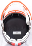 Ozzie Newsome Autographed Browns F/S Flash Speed Helmet w/HOF- Beckett W Hologram *White Image 5