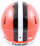 Ozzie Newsome Autographed Browns F/S Speed Helmet w/HOF Dawg Pound- Beckett W Hologram *Black Image 3