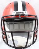 Ozzie Newsome Autographed Browns F/S Speed Helmet w/HOF Dawg Pound- Beckett W Hologram *Black Image 4