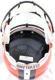 Ozzie Newsome Autographed Browns F/S Speed Helmet w/HOF Dawg Pound- Beckett W Hologram *Black Image 5