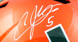 Andre Johnson Autographed Miami Hurricanes F/S Flash Speed Helmet- Beckett W Hologram *White Image 2