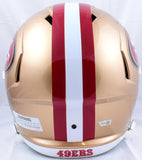 Joe Montana Autographed San Francisco 49ers F/S Speed Helmet - Fanatics *Black Image 3