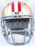 Joe Montana Autographed San Francisco 49ers F/S Speed Helmet - Fanatics *Black Image 4