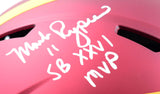 Williams Rypien Riggins Autographed Commanders F/S Speed Helmet W/SB MVP-Beckett W Hologram *White Image 3