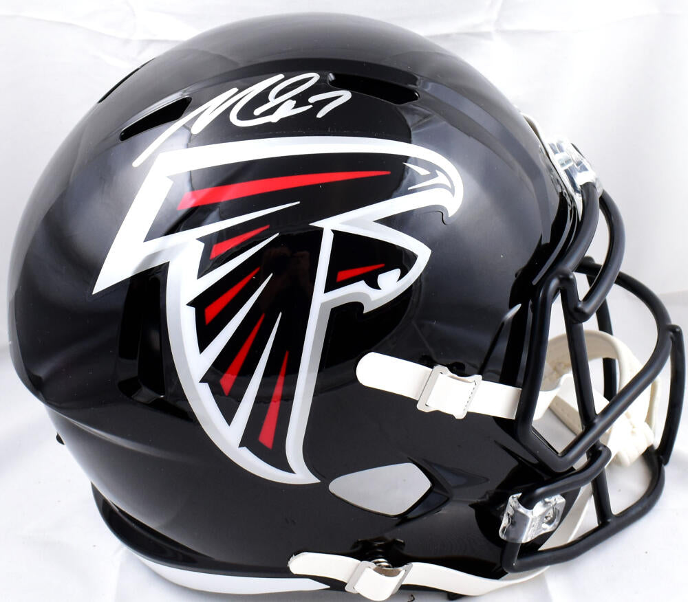 Michael Vick Atlanta Falcons Autographed Riddell Flash Speed Replica Helmet