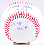 Pete Rose Autographed Rawlings OML Baseball w/ 3 Inscriptions - Beckett W Hologram *Blue Image 2