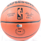 Hakeem Olajuwon Autographed Wilson NBA Basketball - Beckett W Hologram *Silver Image 3