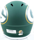 Christian Watson Autographed Green Bay Packers F/S Amp Speed Helmet-Beckett W Hologram *Silver Image 3