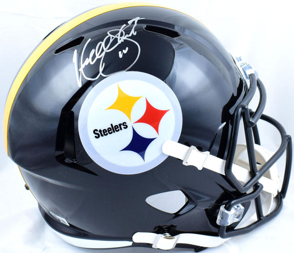 Kordell Stewart Autographed Steelers F/S Speed Helmet - Beckett W Hologram *Silver Image 1
