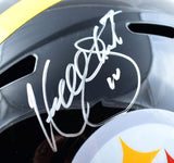 Kordell Stewart Autographed Steelers F/S Speed Helmet - Beckett W Hologram *Silver Image 2