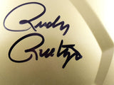Rudy Ruettiger Signed Notre Dame Riddell F/S Speed Authentic Helmet w/Story- Beckett W Hologram *Black Image 2