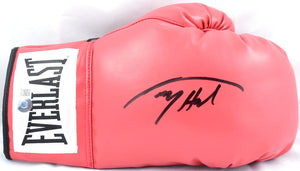 Larry Holmes Autographed Everlast Red Boxing Glove-Beckett W Hologram *Black *Right Image 1