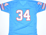 Earl Campbell Autographed Blue Pro Style Jersey- Beckett W Hologram *Black Image 3
