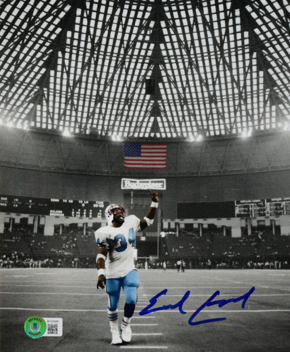 Earl Campbell Autographed Houston Oilers 8x10 Astrodome Photo - Beckett W Hologram *Blue Image 1