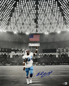 Earl Campbell Signed Houston Oilers 16x20 Astrodome Photo- Beckett W Hologram *Blue Image 1