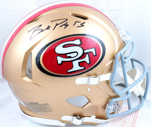 Brock Purdy San Francisco 49ers Signed Riddell Speed Mini Helmet