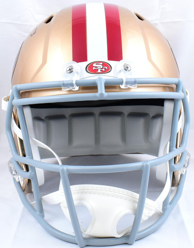 Brock Purdy Autographed San Francisco 49ers F/S Speed Authentic Helmet –  The Jersey Source